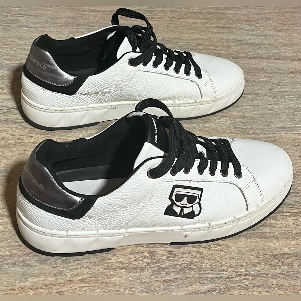 Karl Lagerfeld leather sneakers - Picture 9 of 16